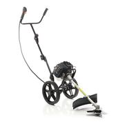 Wiltec Outil multifonction 2 en 1 sur Roues - 1350 x 390 x 1260 mm - Essence 1,2 l - 1,9 kW - Coupe-bordures Débroussailleuse - Jard