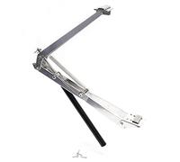 Wiltec Ouvre-fenêtre automatique pour serre - 375 x 95 x 55 mm - capacité 7 kg - en Alu/Acier - Ventilation pour Culture sous abri - Vérin d'ouverture de lucarne Sans courant - Déclenchement thermique