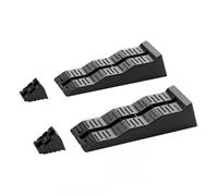 Wiltec Paire de cales à niveaux 40/70/100 mm 5 t avec butée, lot de 2 cales de montée avec 3 hauteurs, cales de compensation pour ca