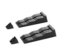 Wiltec Paire de cales à niveaux 40/70/100 mm 5 t avec butée lot de 2 cales de montée avec 3 hauteurs cales de compensation pour ca