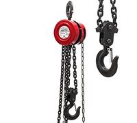 Wiltec Palan à chaîne 2 t - 145 x 145 x 130 mm - Longueur de chaîne 3 m - en Acier - Levage simple de charges - Poulie a chaine pour Agriculture Sylviculture Industrie Paysagisme Atelier