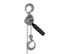 Wiltec Palan à chaîne manuel à levier VM0.5 - 0,5 t x 1,5 m - en Aluminium - Hauteur de levage standard 1,5 m - Palan mécanique de levage