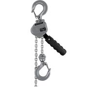 Wiltec Palan à chaîne manuel à levier VM1,5 – 1,5 t x 1,5 m – en Aluminium – Hauteur de levage standard 1,5 m – Palan mécanique de levage