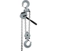 Wiltec Palan à chaîne manuel à levier VM6 – 6 t x 1,5 m – en Aluminium – Hauteur de levage standard 1,5 m – Palan mécanique de levage