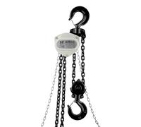 Wiltec Palan à chaîne manuel V21-5 ultraléger et compact - Capacité de levage 5 t - Hauteur de levage 3 m - Chaîne 3 m - Palan mécanique de levage pour atelier