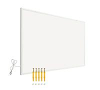 Wiltec Panneau chauffant infrarouge - 520 W - 920 x 620 x 15 mm - Chauffage IR électrique mural - Émetteur Radiateur à Rendement eff