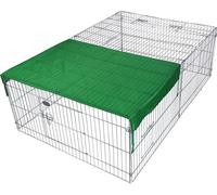 Parc Enclos pour petits animaux domestiques 216x116x65cm Protection solaire
