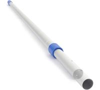 Wiltec Perche télescopique extensible 129-236 cm, raccord de 26 mm, Manche télescopique pour brosses adaptées, embouts, tige télescopique flexible