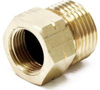 Wiltec Pièce de rechange pour désherbeur thermique jusqu’à 2000°, adaptateur réducteur, raccord de remplacement pour tuyau de gaz de 20 mm BSPP 1/2" mâle gauche vers 16 mm BSPP 3/8" femelle gauche