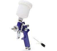 Wiltec Pistolet à peinture professionnel H2000P – HVLP – avec buse de 0,8 mm et godet de 125 ml – Aérographie, Tanning, Tatouage, Nail Art, Manucure