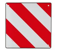 WilTec Plaque de signalisation Porte-vélo - Panneau de signalisation de Charge Espagne 500x500mm Réflecteur - Panneau d’Avertissement Charge arrière