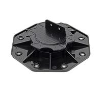 Wiltec Plots de terrasse - Charge 2700 kg - Hauteur réglable 18-25 mm - en PP - Pieds de support pour Lames Dalles Lambourdes