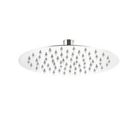 Wiltec Pommeau de douche Rond 30cm Pomme Jet de pluie Tête de douche Effet pluie Acier inoxydable Accessoire Salle de bains