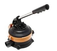 Wiltec Pompe à eau manuelle - 250 x 210 x 210 mm - 70 l/min - Refoulement max. 4 m - avec Levier en acier inoxydable - Raccord tuyau