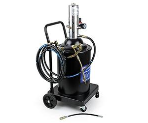 WilTec Pompe à Graisse pneumatique Professionnelle 15L pour Lubrification des Voitures et Machines
