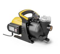 Wiltec Pompe arrosage jardin - 1200 W - Refoulement hauteur 48 m, profondeur 8 m - 2850 tr/min - Avec préfiltre et boîte en plastique