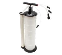 WilTec Pompe d’Aspiration d’Huile et de liquides - capacité 7 l - 240 x 210 x 650 mm/avec Tuyaux Ø 4,5 mm, Ø 5,8 mm, Ø 6,7 mm - pour Vidange Moteur