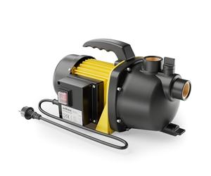 Wiltec Pompe de jardin - 1200 W 3800 l/h - Hauteur de débit 48 m - avec Poignée de transport et Vis de purge - pour Eau douce Eau de pluie Bassin