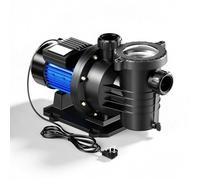 Wiltec Pompe de piscine 13200 l/h 370 W pour piscines de 50 à 80 m³, système de pompage avec une hauteur de refoulement de 9 m, pomp