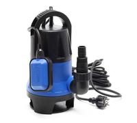 Wiltec Pompe électrique pour eaux sales - Submersible - 400 W / 7500 l/h - Refoulement max. 5 m - avec Flotteur - Particules jusqu’à Ø 35 mm - Arrosage Irrigation Jardinage Évacuation Drainage