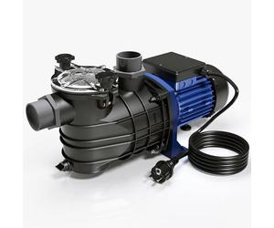 Wiltec Pompe piscine 1100 W - Débit 17700 l/h - Hauteur refoulement 15 m - Pompe de filtration et de circulation pour Filtre Eau - Pool Whirlpool Bain remous Jardin