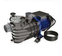 Wiltec Pompe piscine 370 W - Débit 13200 l/h - Hauteur refoulement 11 m - Pompe de filtration et de circulation pour Filtre Eau - Po