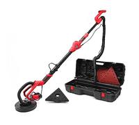 Wiltec Ponceuse de plafond girafe - 710 W - avec Ø Disque de meulage 225 mm/Tige télescopique / 12 disques de ponçage - pour Affûtage Lissage Meulage Mur Cloison sèche