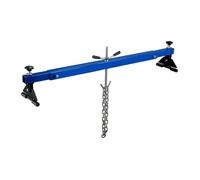 WilTec Pont Moteur Boite à Vitesse 300 kg Max. Rouge - Barre Traverse Garde-Boue - Support Moteur - Poutre de Levage Moteur - Hauteur Levage 30 cm - Équipement Garage Atelier Voiture