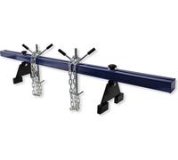 Wiltec Pont moteur Boite à vitesse 500 kg max. Bleu – Barre Traverse Garde-boue – Support moteur – Poutre de Levage moteur – Hauteur Levage 20 cm – Équipement Garage Atelier Voiture