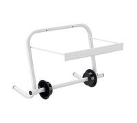 Wiltec Porte papier mural - Largeur max. 34 cm diamètre max. 40 cm - en Métal - Porte rouleau dérouleur dévidoir distributeur de