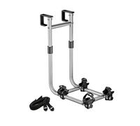 Wiltec Porte vélos pour camping car - capacité 2 pièces, 30 kg - en Aluminium et TPR - pour Échelle de caravane roulotte - Tout terr