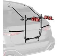 Wiltec Porte vélos pour hayon/bicorps - capacité 3 vélos, 45 kg - en Acier Q195, ABS, Mousse - pour Capot arrière - vélos Tout Terrain, VTT, VAE, vélos électriques - avec Sangles