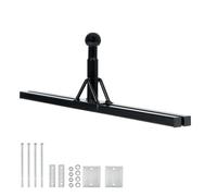 Wiltec porte-vélos pour timon jusqu’à 80 kg en acier, adaptateur de montage sur timon pour remorques et caravanes