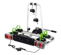 Wiltec Porte-vélos sur boule d’attelage pour 2 bicyclettes - Capacité max. 60 kg - Crochet pour boule 2"" - Ø de roue 22-29"" - Pliabl