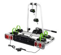 Wiltec Porte-vélos sur Boule d’attelage pour 2 bicyclettes - Capacité Max. 60 kg - Crochet pour Boule 2" - Ø de Roue 22-29" - Pliable, verrouillable et inclinable