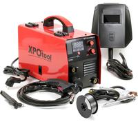 Wiltec Poste à souder MIG à Onduleur - technologie IGBT, pour Soudage MIG/MMA - 40-160 A - avec Fil fourré, Électrodes, Chalumeau et Accessoires