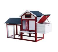 Wiltec Poulailler avec Nichoir, Enclos et Pondoir - 1155 x 520 mm - en