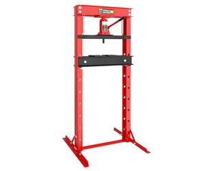 Wiltec Presse hydraulique Presse atelier Presse cadre - 1340 x 500 x 600 mm - Force de pressage 12 t - Vérin Piston - Atelier réparations alignements