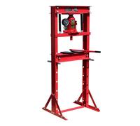 Wiltec Presse hydraulique Presse atelier Presse cadre - 680 x 600 x 1500 mm - Force de pressage 20 t - Manomètre Vérin Piston - Atelier réparations alignements