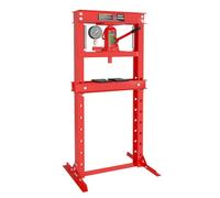 Wiltec Presse hydraulique Presse atelier Presse cadre Force de pressage de 12 Tonnes Manomètre