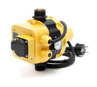 Wiltec Pressostat EPC-5 avec 1 Câble et prise - 175 x 185 x 150 mm - 230 V - 10 bars - Réseaux d’eaux domestiques & Pompes monophasées - Anti-marche à sec
