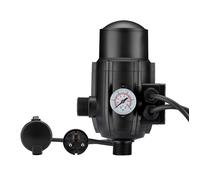 Wiltec Pressostat SKD-2D avec câble - 230 V - 149 x 123 x 225 mm - 1 phase Monophasé - 10 bar - Pour pompe domestique, pompe puits -