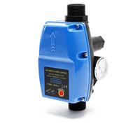 Wiltec Pressostat SKD-5 - 230 V - 100 x 100 x 188 mm - 1 phase Monophasé - 10 bar - Pour pompe domestique, pompe puits - Commande de