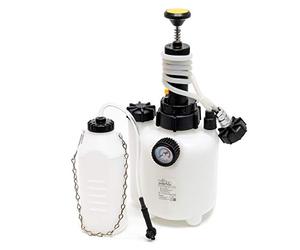 WilTec Purgeur de Freins - Pression Service 2 Bars/Pression Max. 4 Bars - avec Capacité 3 L/réservoir d'absorption 1 L - Appareil de Purge pour Échange de Liquide de Frein et d'embrayage