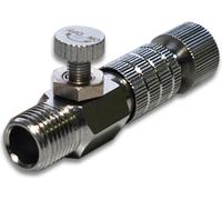 Wiltec Raccord rapide aérographe avec Régulateur de pression et Connecteur – 9,51 mm (1/8") – pour Tuyau à air – Accessoires Airbrush
