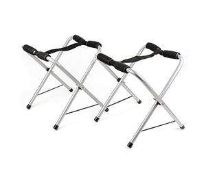 WilTec Rack de Rangement pour Kayak et canoë - 370 x 330 x 410 mm - Pliable - Support de Stockage en Aluminium pour Présentation Nettoyage Réparation Bateau