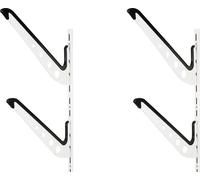 Wiltec Rack double mural universel - 355 x 20 x 580 mm - Support de rangement pour 2 planches surf Snowboard Wakeboard Skateboard Skis - Stockage matériel de sport