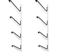 Wiltec Rack quadruple mural universel - 20 x 355 x 580 mm - Support de rangement pour 4 planches surf Snowboard Wakeboard Skateboard Skis - Stockage matériel de sport