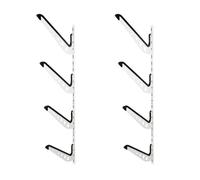 WilTec Rack Quadruple Mural Universel - 20 x 355 x 580 mm - Support de Rangement pour 4 Planches Surf Snowboard Wakeboard Skateboard Skis - Stockage matériel de Sport