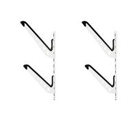 WilTec Rack Quadruple Mural Universel - Support de Rangement pour Surf Snowboard Wakeboard Skateboard Skis - Stockage matériel de Sport